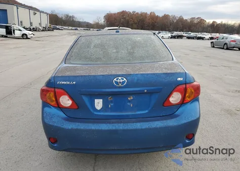 2009 Toyota Corolla Base from USA, damaged, VIN 2T1BU40E99C142284